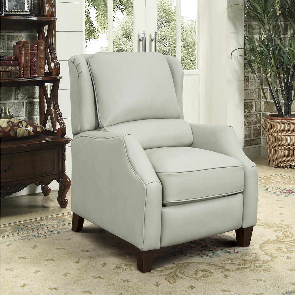 Barcalounger Berkeley Wenlock Dove Push Thru Arm Recliner Dream