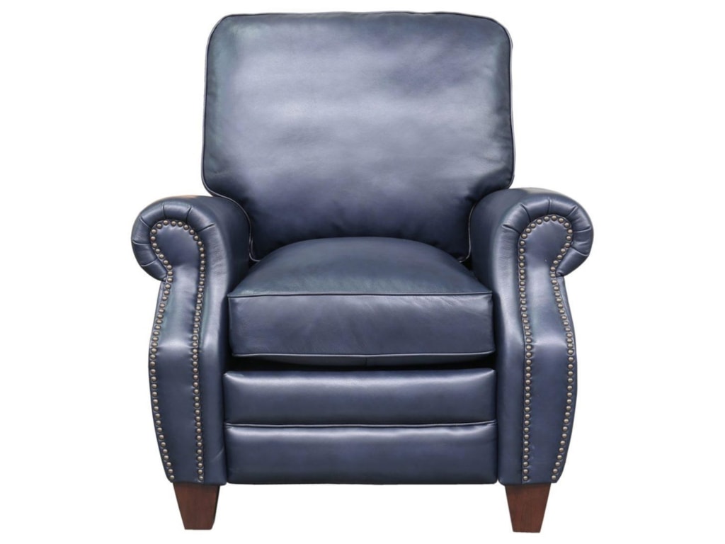 Barcalounger Briarwood Sham Blue Push Thru Arm Recliner Dream Barcalounger Briarwoodlow Leg Recliner