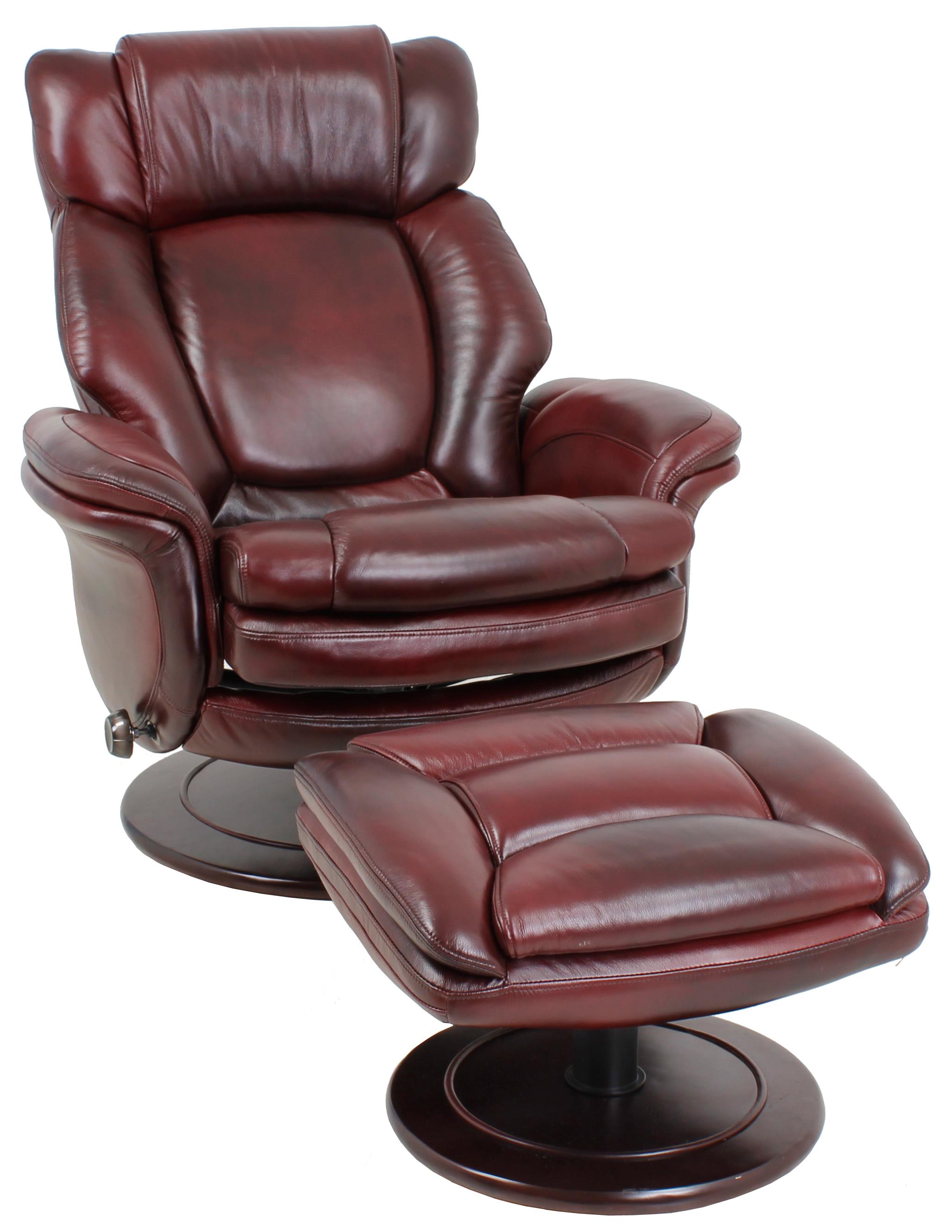 Barcalounger Lumina Casual Reclining Chair And Ottoman With Pedestal Bases Dream Home Interiors Chair Ottoman