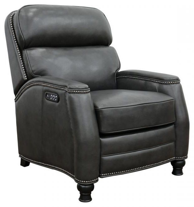 Barcalounger Townsend Leather Recliner Sprintz Furniture Recliners