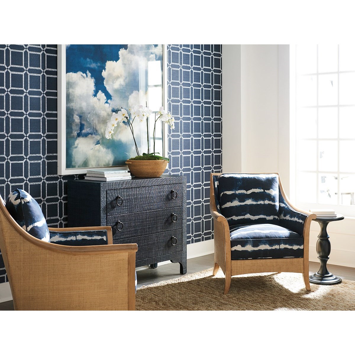 Barclay Butera Barclay Butera Upholstery 5380 11aa Nantucket Raffia Chair Baer S Furniture Upholstered Chairs