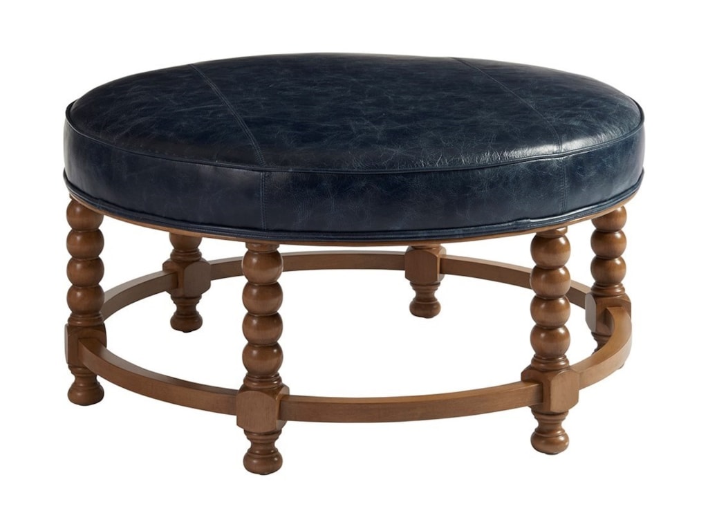 Barclay Butera Barclay Butera UpholsteryNaples Round Cocktail Ottoman
