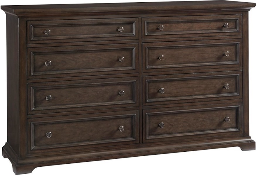 Barclay Butera Brentwood Bentley Eight Drawer Dresser With Self Closing Drawers Belfort Furniture Dressers