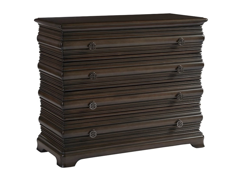 Barclay Butera Bwood 915 624 Chaparal Bachelors Chest With Pan Barclay Butera Bwood Chaparal Bachelors Chest With Pan Asian Hardware