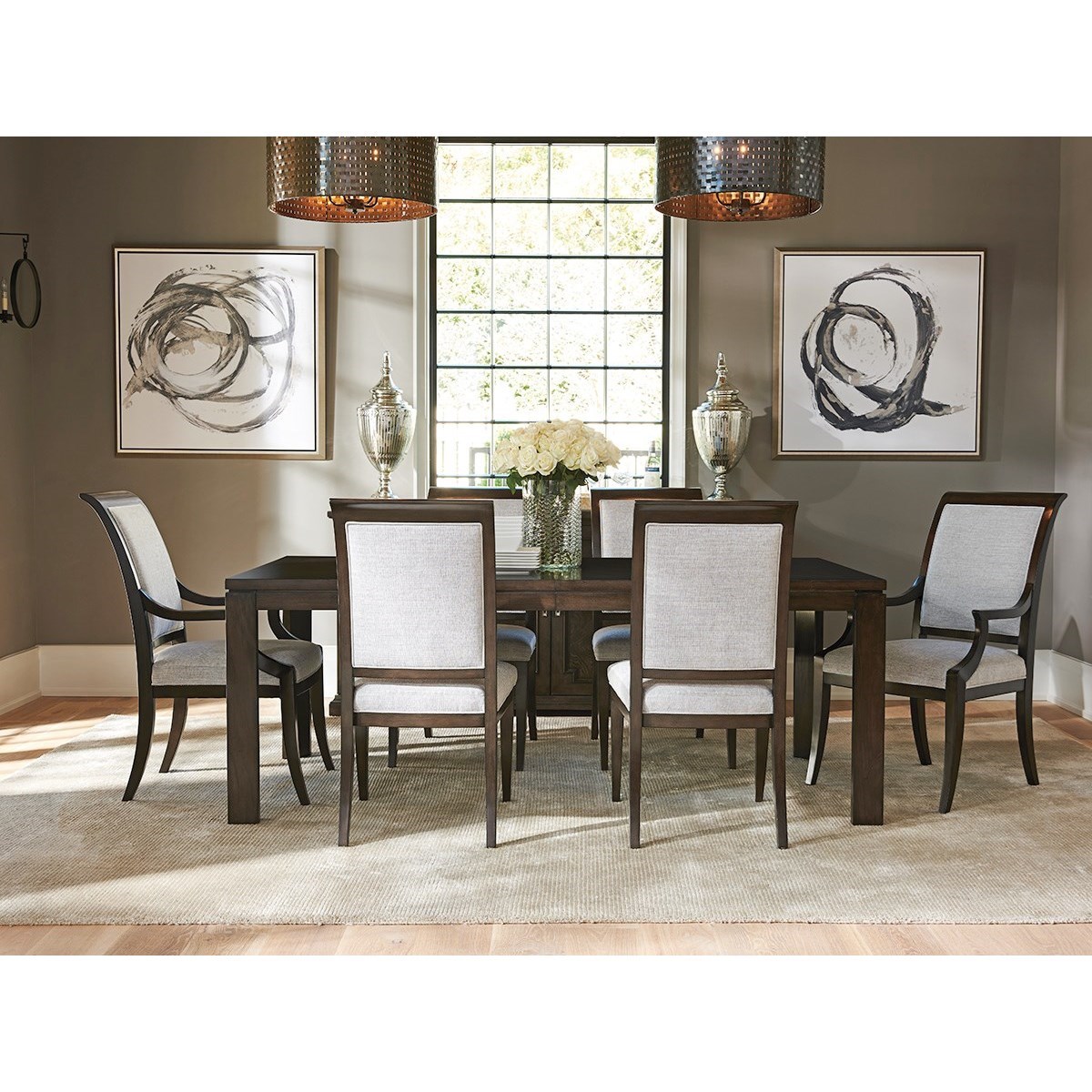 Barclay Butera Brentwood Oakmont Dining Table With Two Table