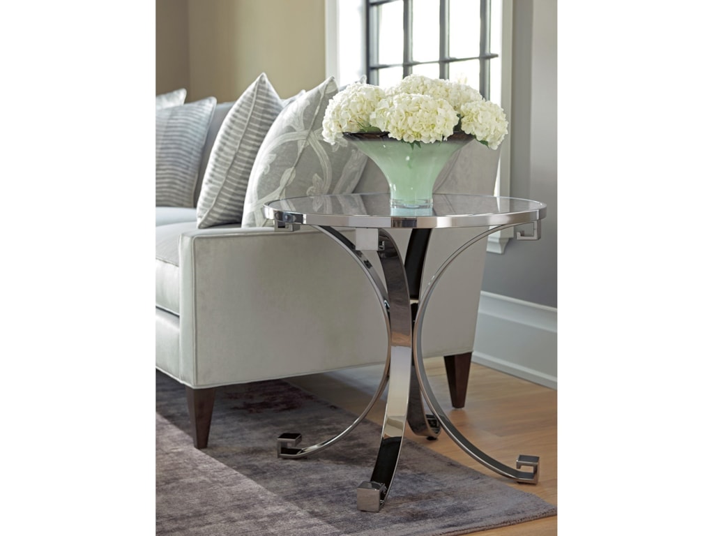 Barclay Butera BrentwoodGrace Metal Lamp Table
