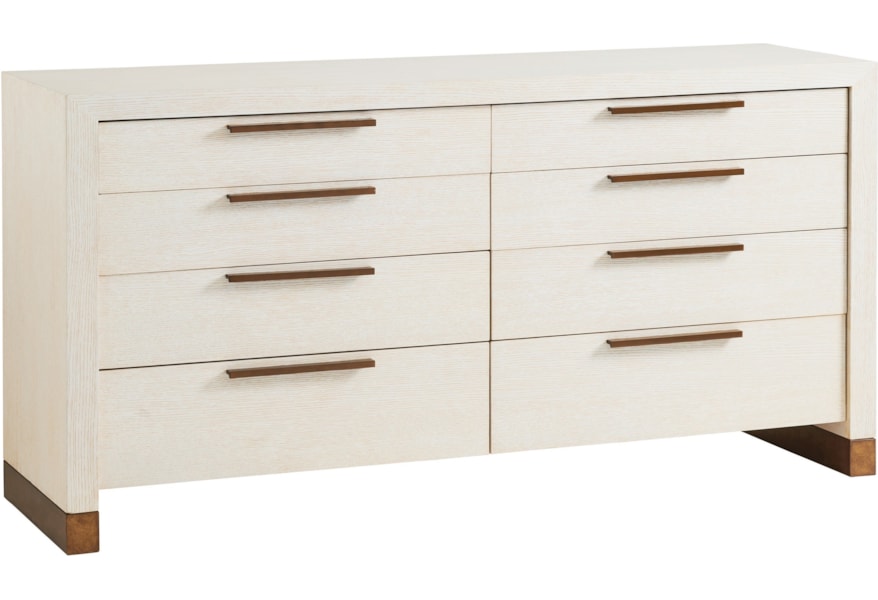 Barclay Butera Carmel Bluff 8 Drawer Double Dresser Belfort Furniture Dressers