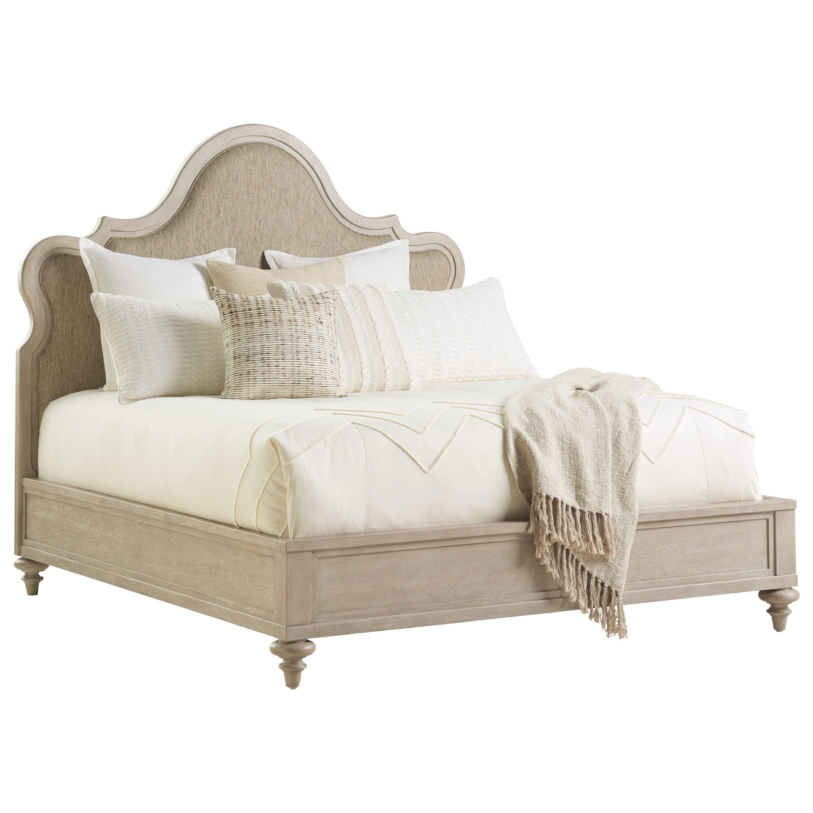 Barclay Butera Malibu 926 143c Zuma Queen Upholstered Panel Bed Hudson S Furniture Upholstered Beds