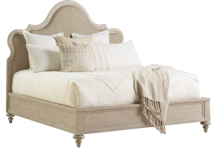 Barclay Butera Malibu 926 143c Zuma Queen Upholstered Panel Bed Hudson S Furniture Upholstered Beds