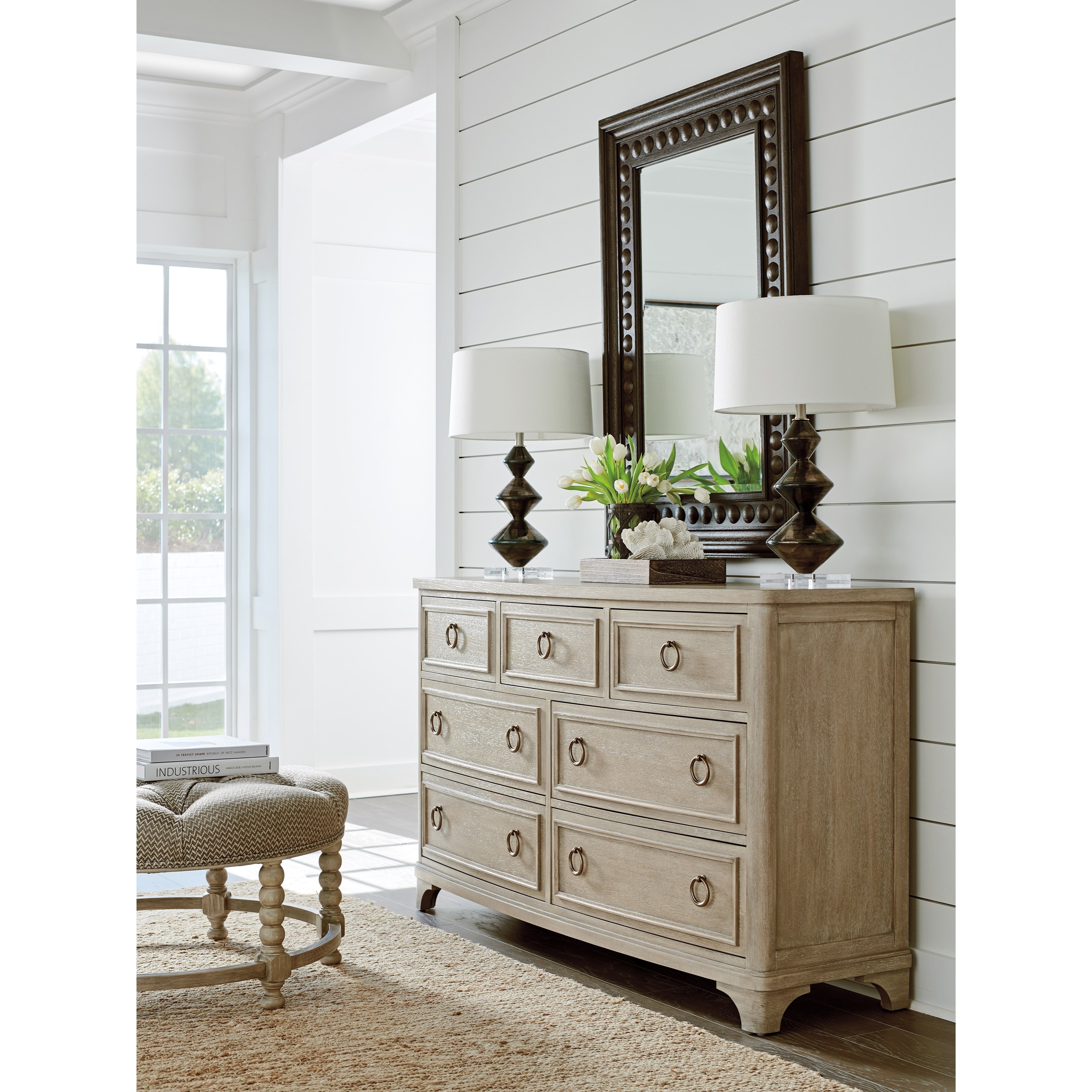 Barclay Butera Malibu 928 205 Las Flores Wall Mirror Hudson S