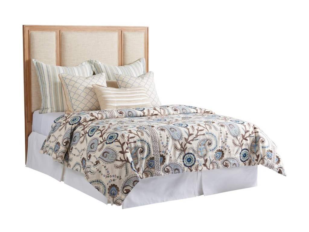 Barclay Butera NewportCrystal Cove Upholstered Panel Headboard 5/0