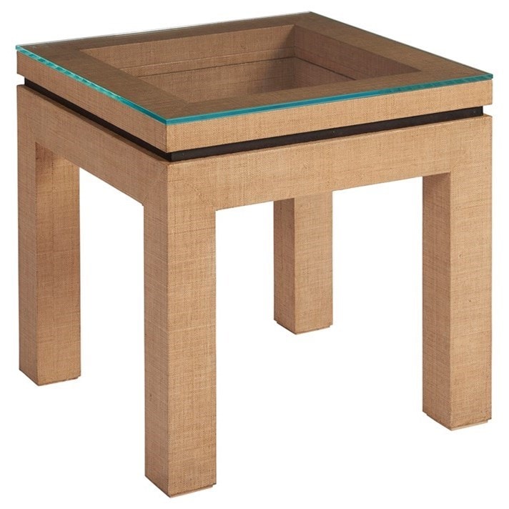 Barclay Butera NewportHarbor Raffia Lamp Table