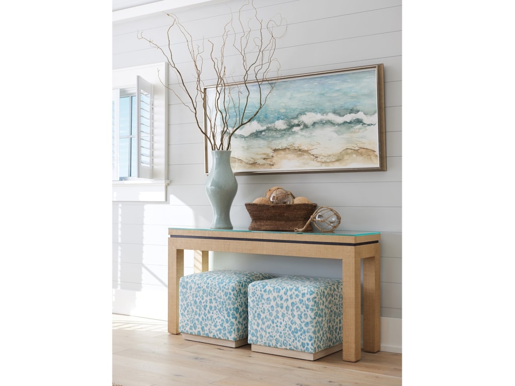 Barclay Butera NewportHarbor Raffia Console