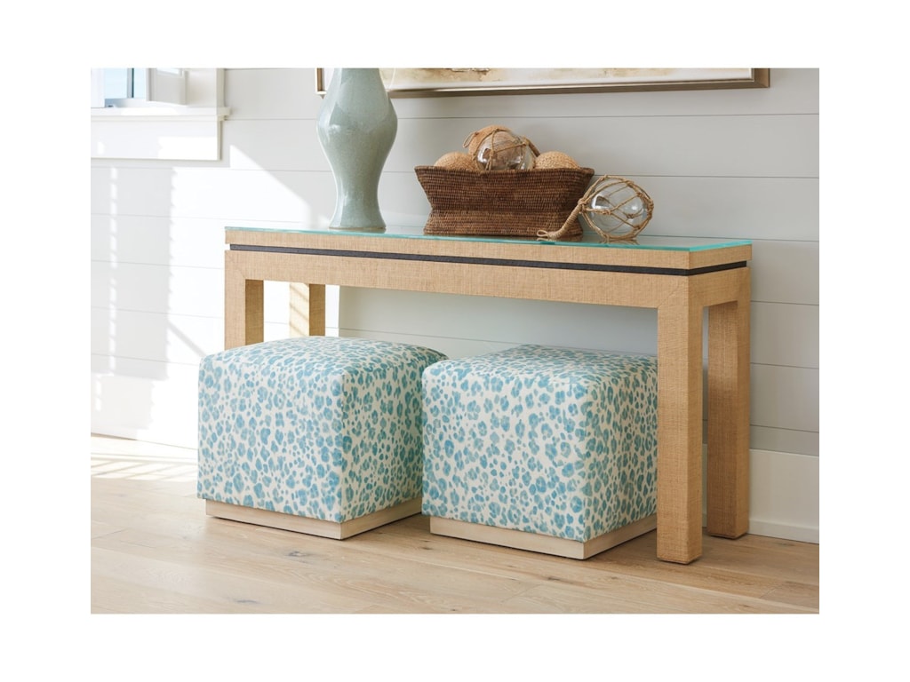 Barclay Butera NewportHarbor Raffia Console