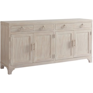 Barclay Butera Newport 921 852 Bayside Four Door Buffet With Adjustable Shelves And Silverware Storage Baer S Furniture Buffets