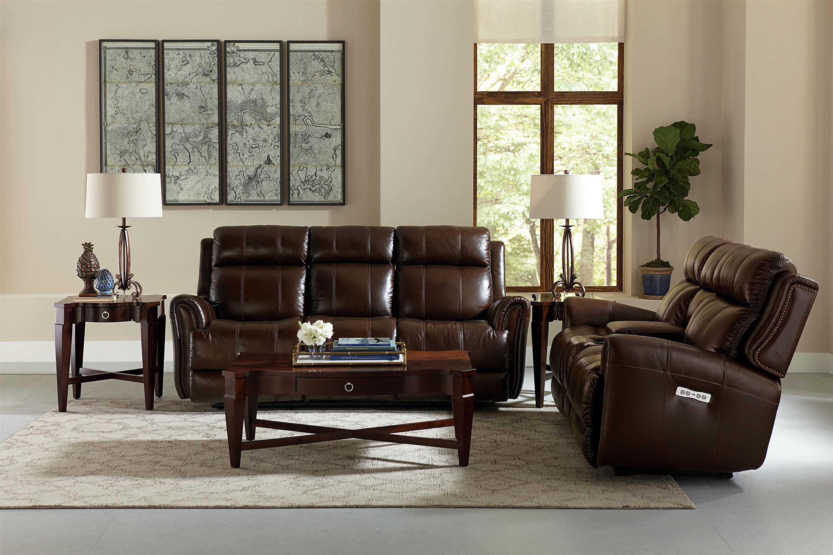 Leather Power Reclining Sofa Roogan Power Recliner Lasalle Power