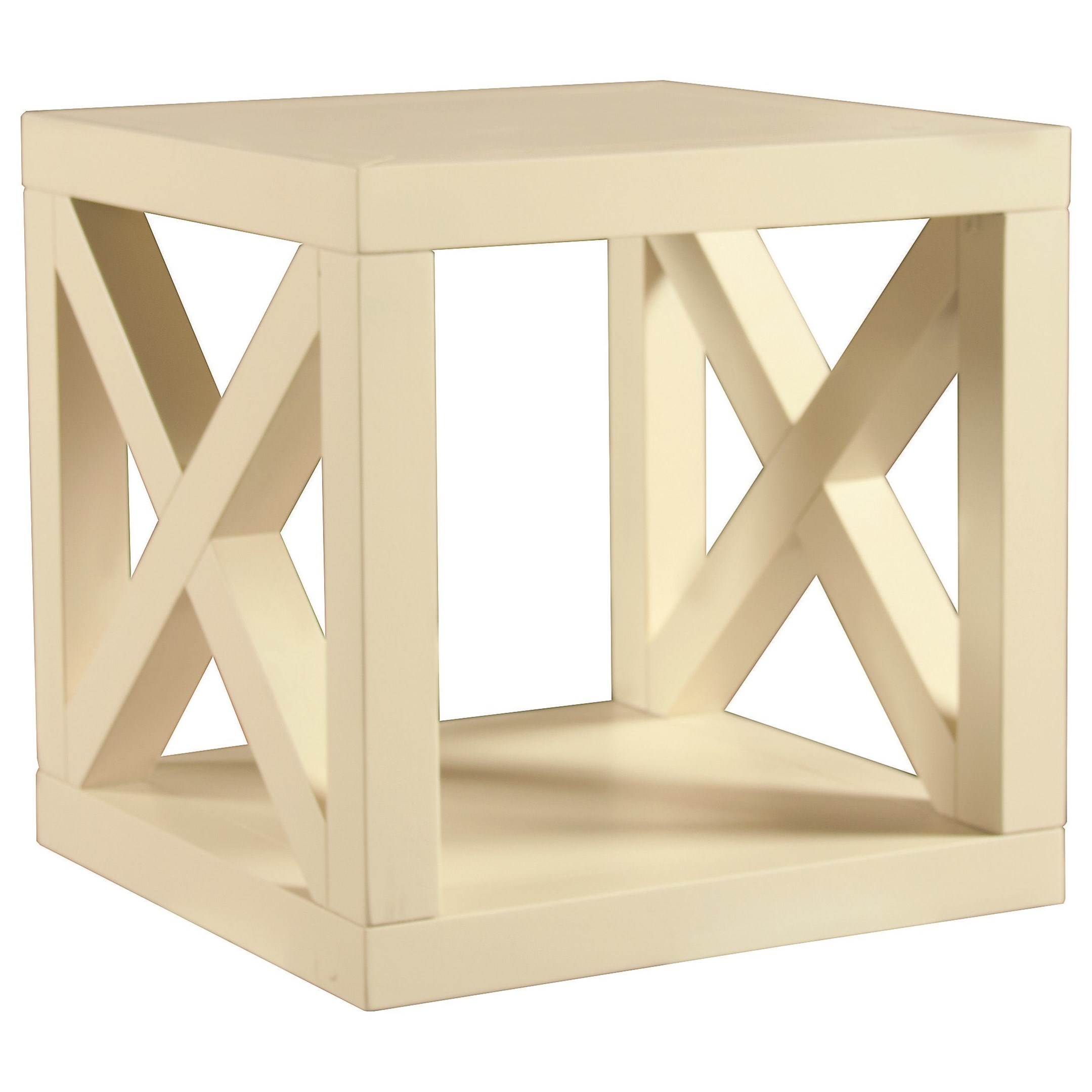 Bassett Axis 6669 0625 Contemporary Cube Table Becker Furniture End Tables
