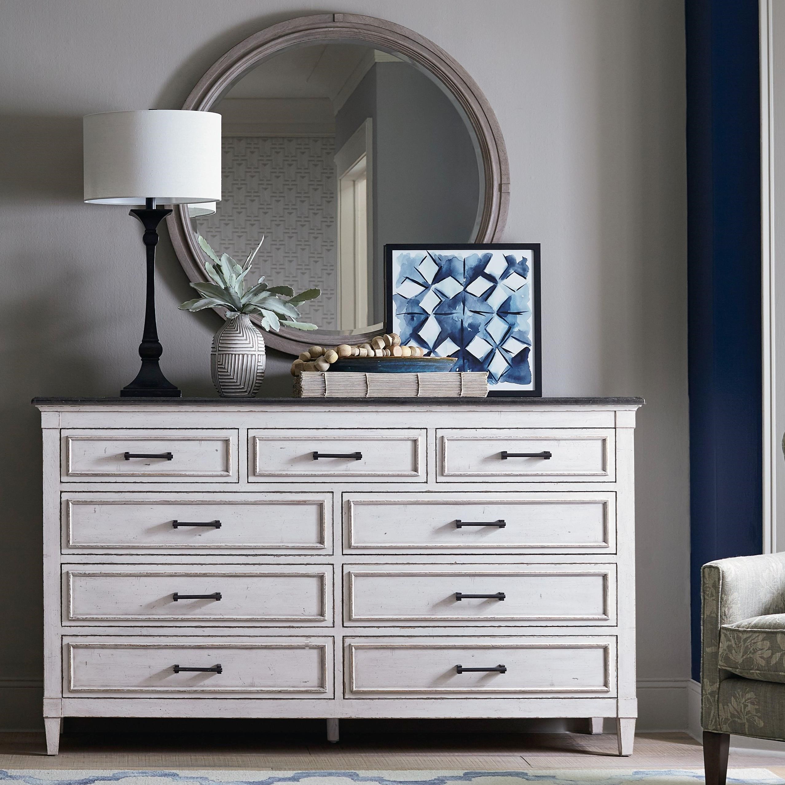 Bassett Bella Cottage 9 Drawer Dresser With Mirror Bassett Of