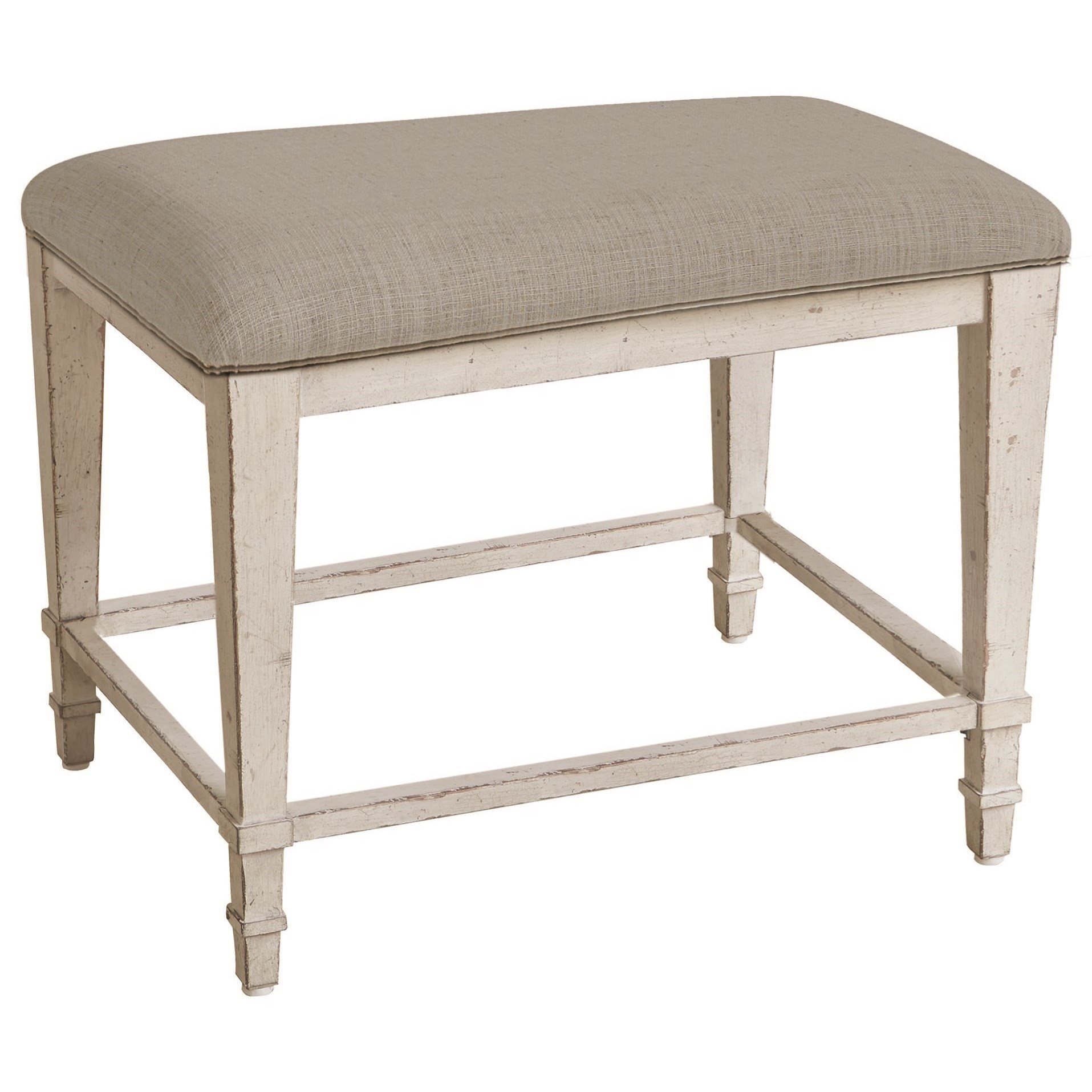 Bassett Bella Cottage Bench With Upholstered Seat Wayside