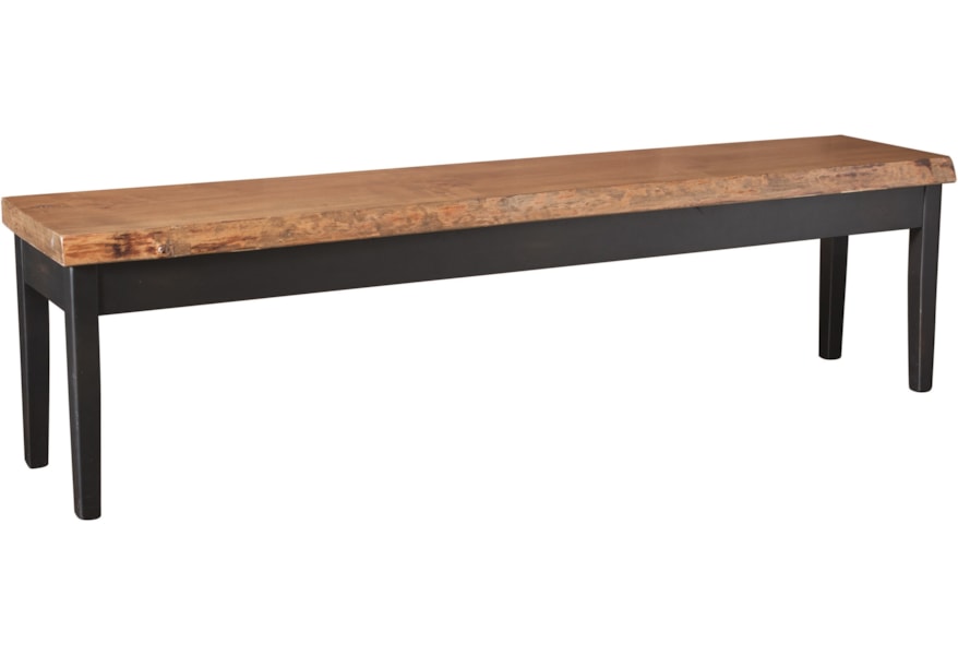 Bassett Bench Made Maple 70 Wooden Hearthside Dining Bench With