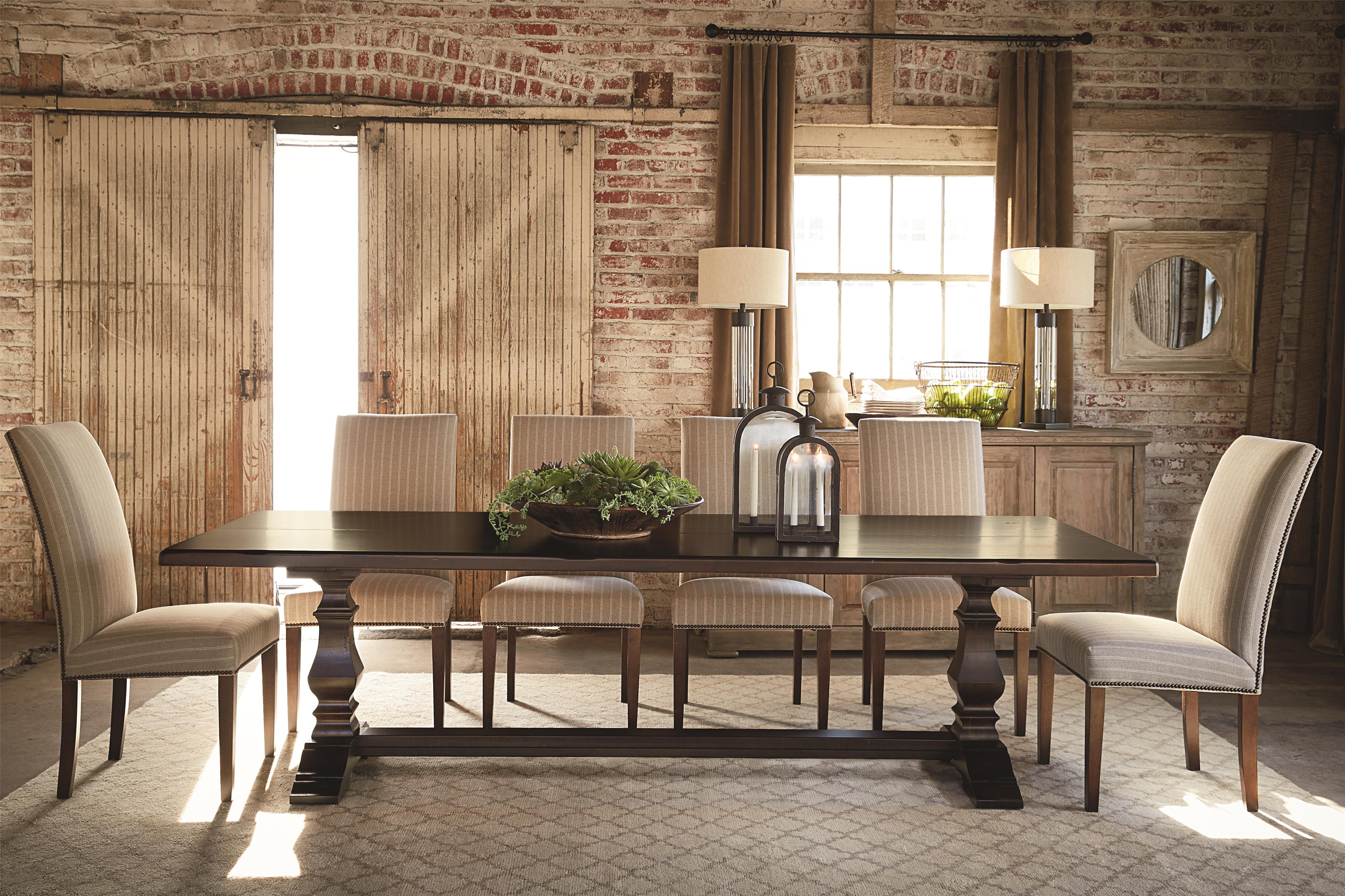 bassett bench made dining table