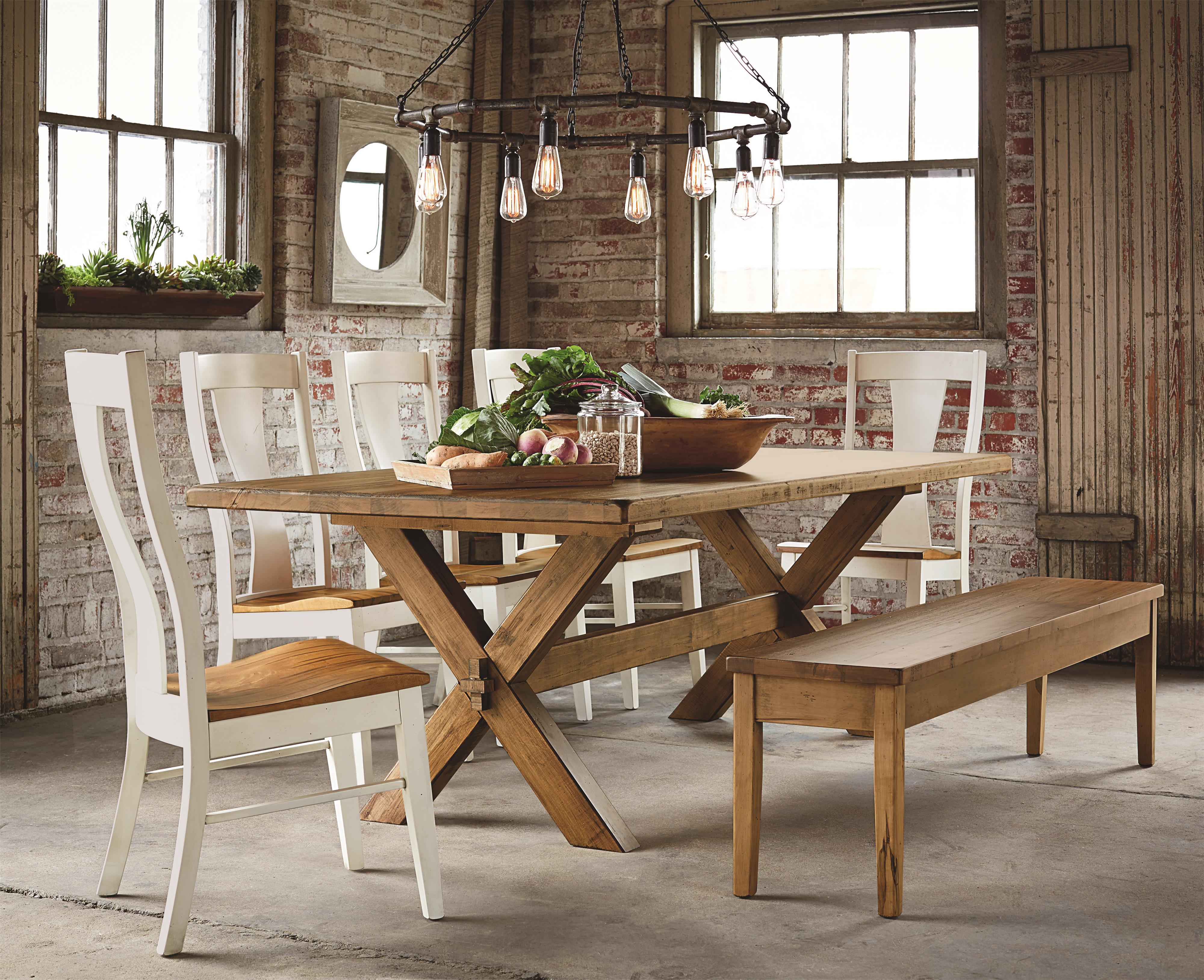 Bassett Bench Made Maple Boone Transitional Side Chair Wayside Furniture Dining Side Chairs