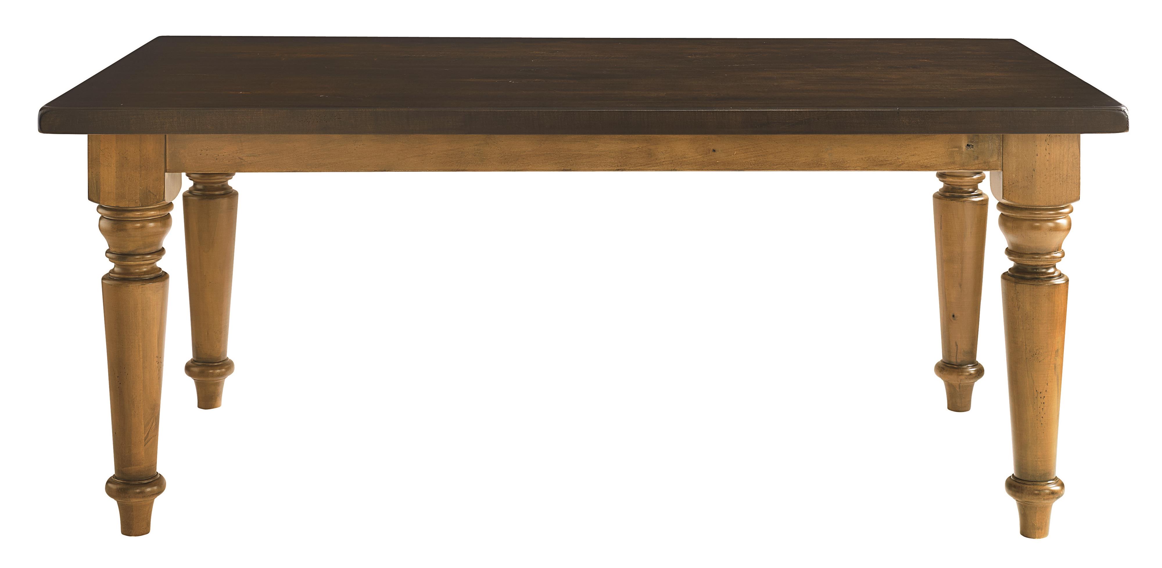 Bassett Bench Made Maple 72 Rectangle Farmhouse Table Johnny