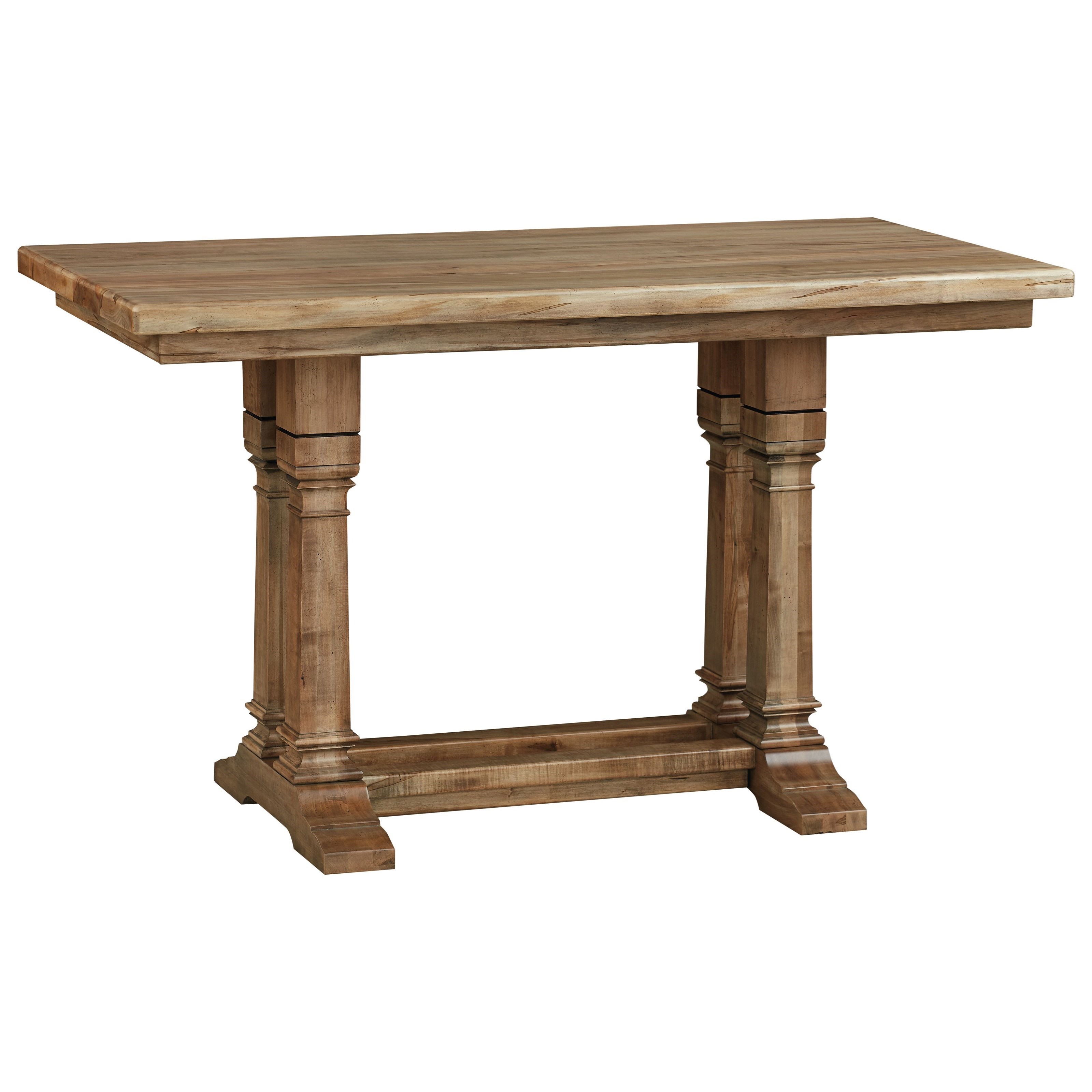 Bassett Bench Made Maple 60 Adjustable Height Gathering Table