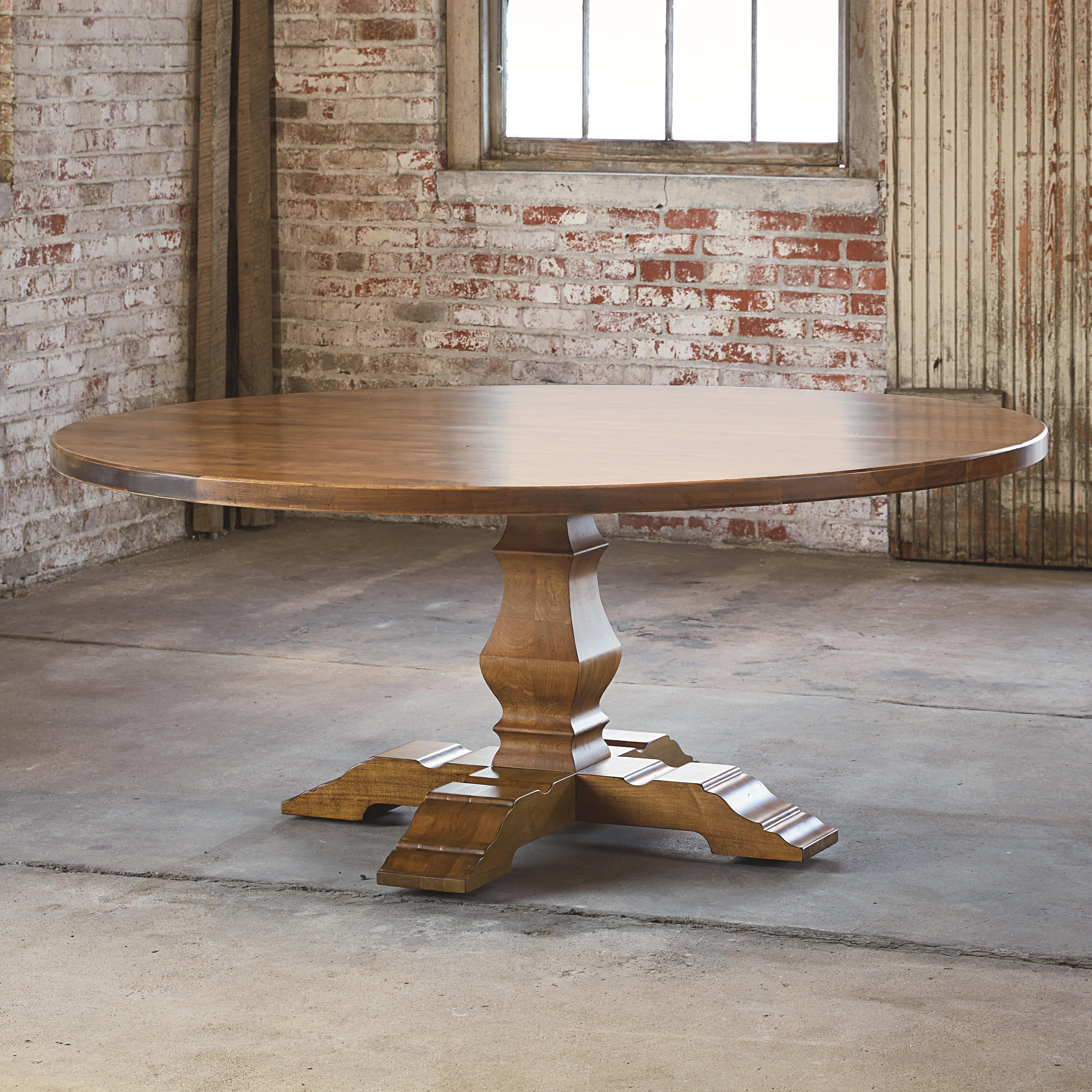 Bassett Bench Made Maple 72 Round Tavern Table H L Stephens Kitchen Tables