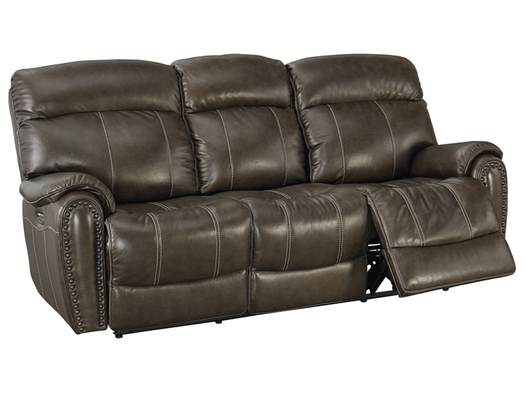 Bassett Bridgeport Club Level 3723 P62 Leather Match Power Bassett Bridgeport Club Level 3723 P62 Leather Match Power