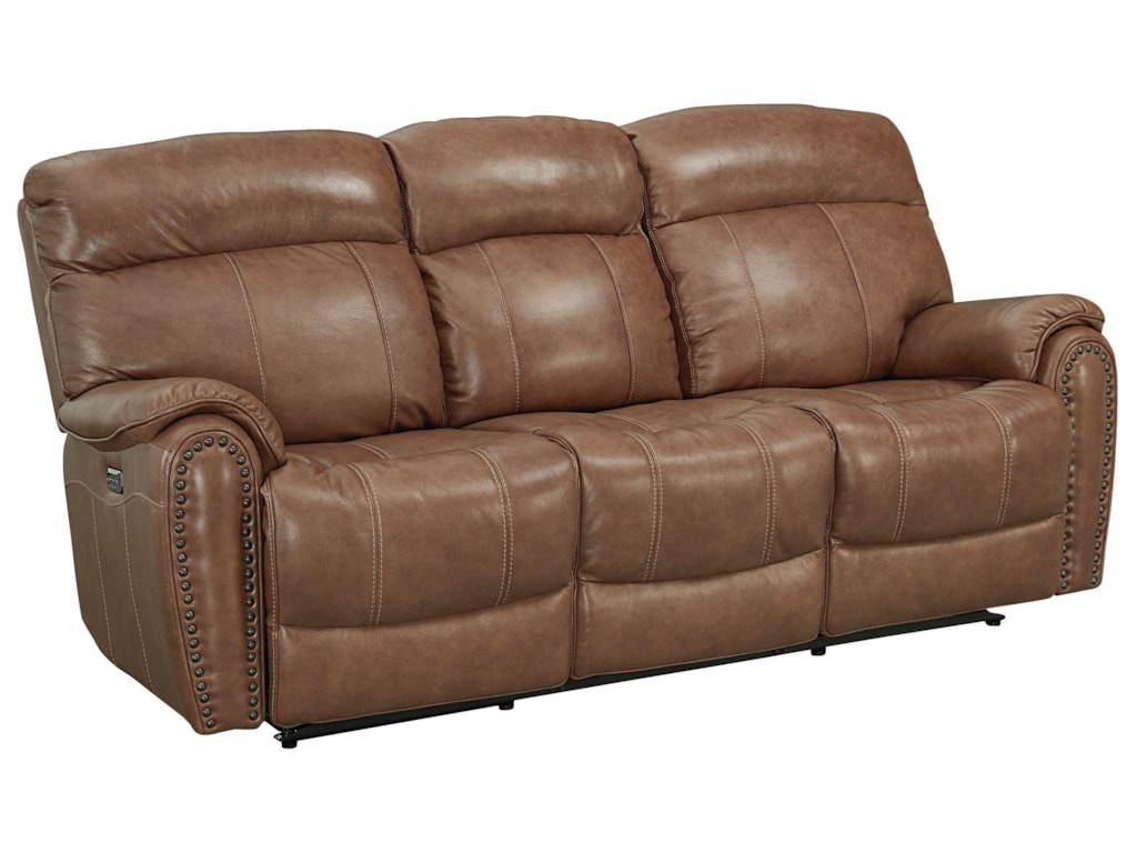 Bridgeport Leather Match Motion Sofa With Headrests And Lumbar Support By Bett At Crowley Furniture Mattress