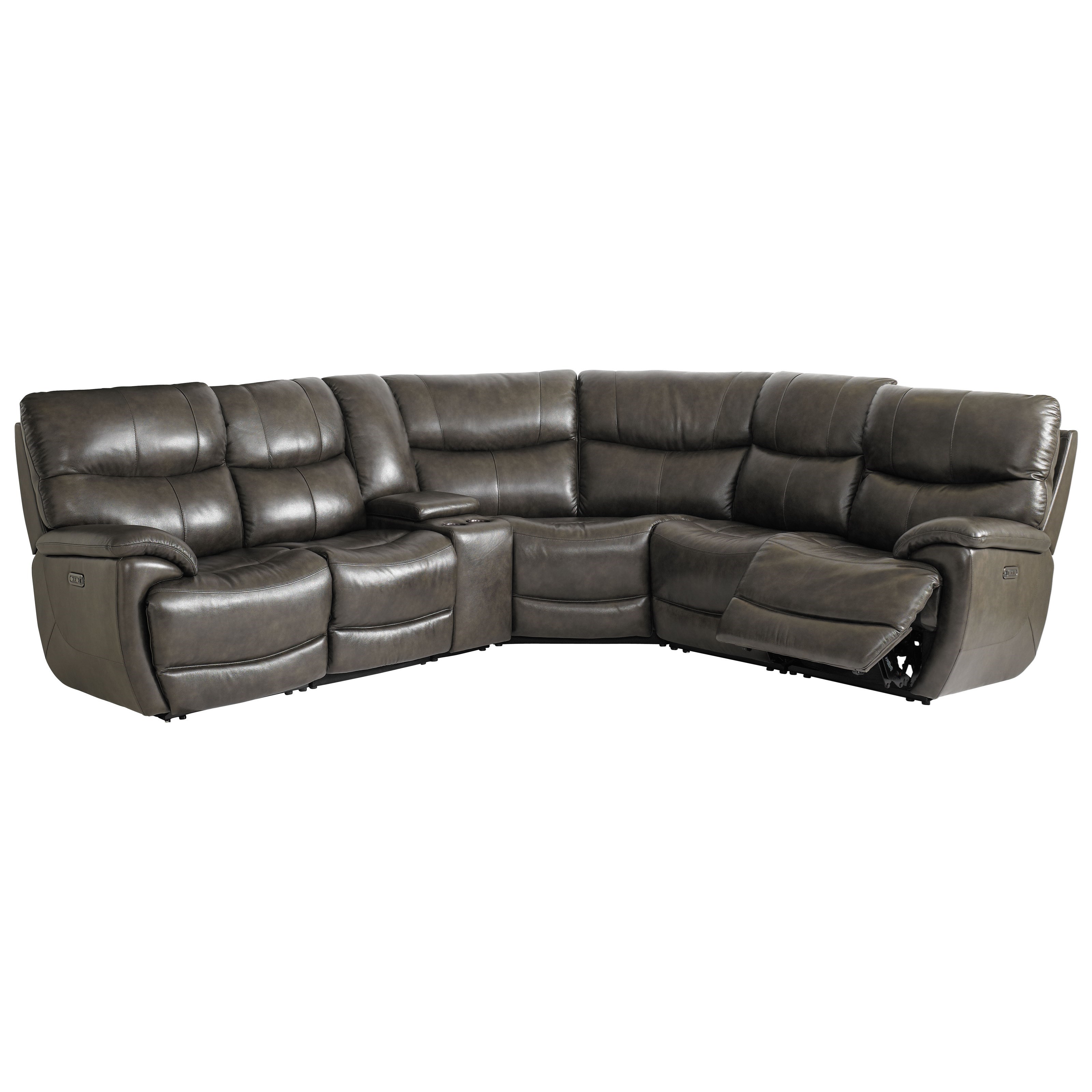 Bassett Brookville Club Level By Bassett Power Reclining Sectional Sofa Bassett Of Cool Springs Reclining Sectional Sofas