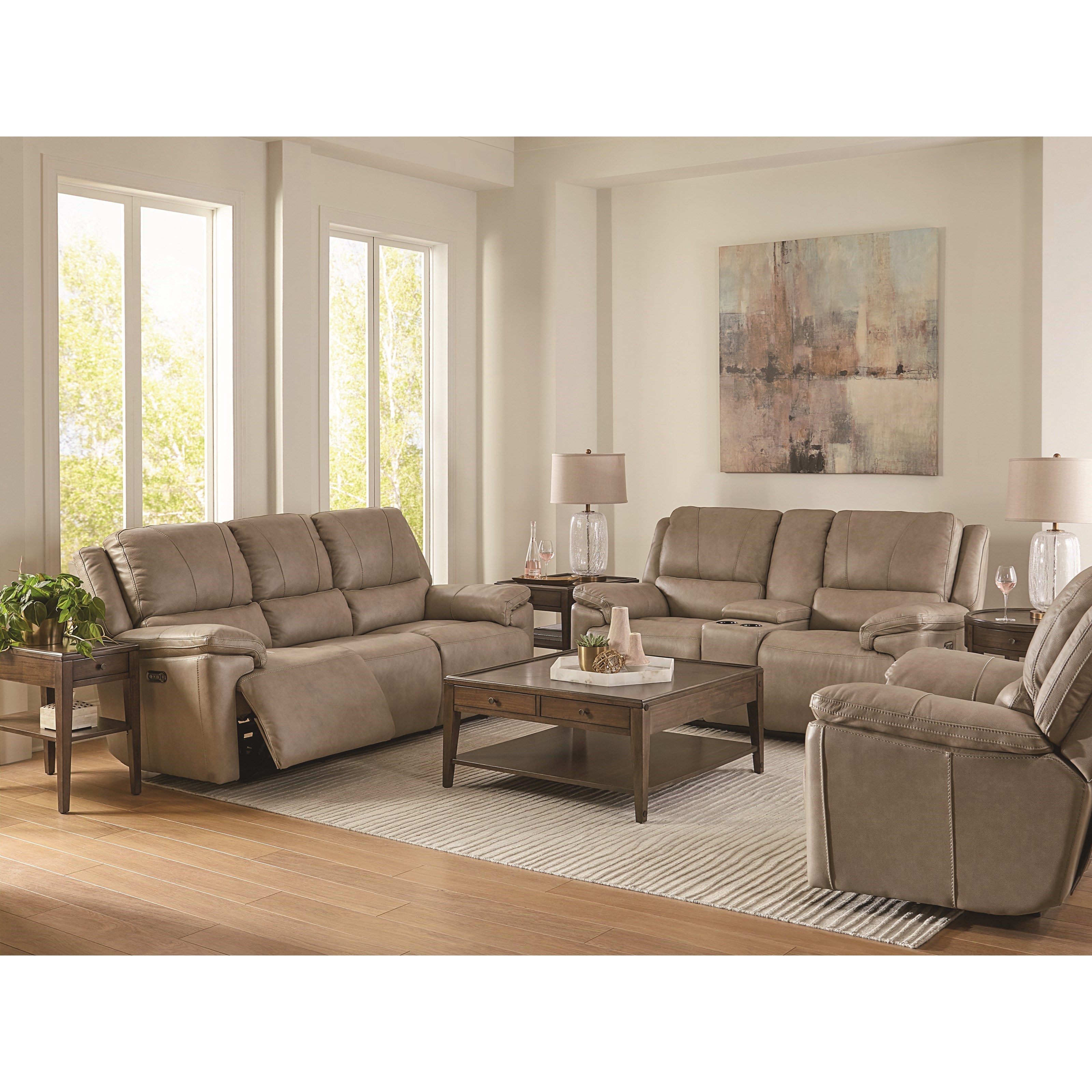 Bassett Club Level Colton Casual Power Reclining Sofa With Adjustable Headrests And Usb Ports Wayside Furniture Reclining Sofas