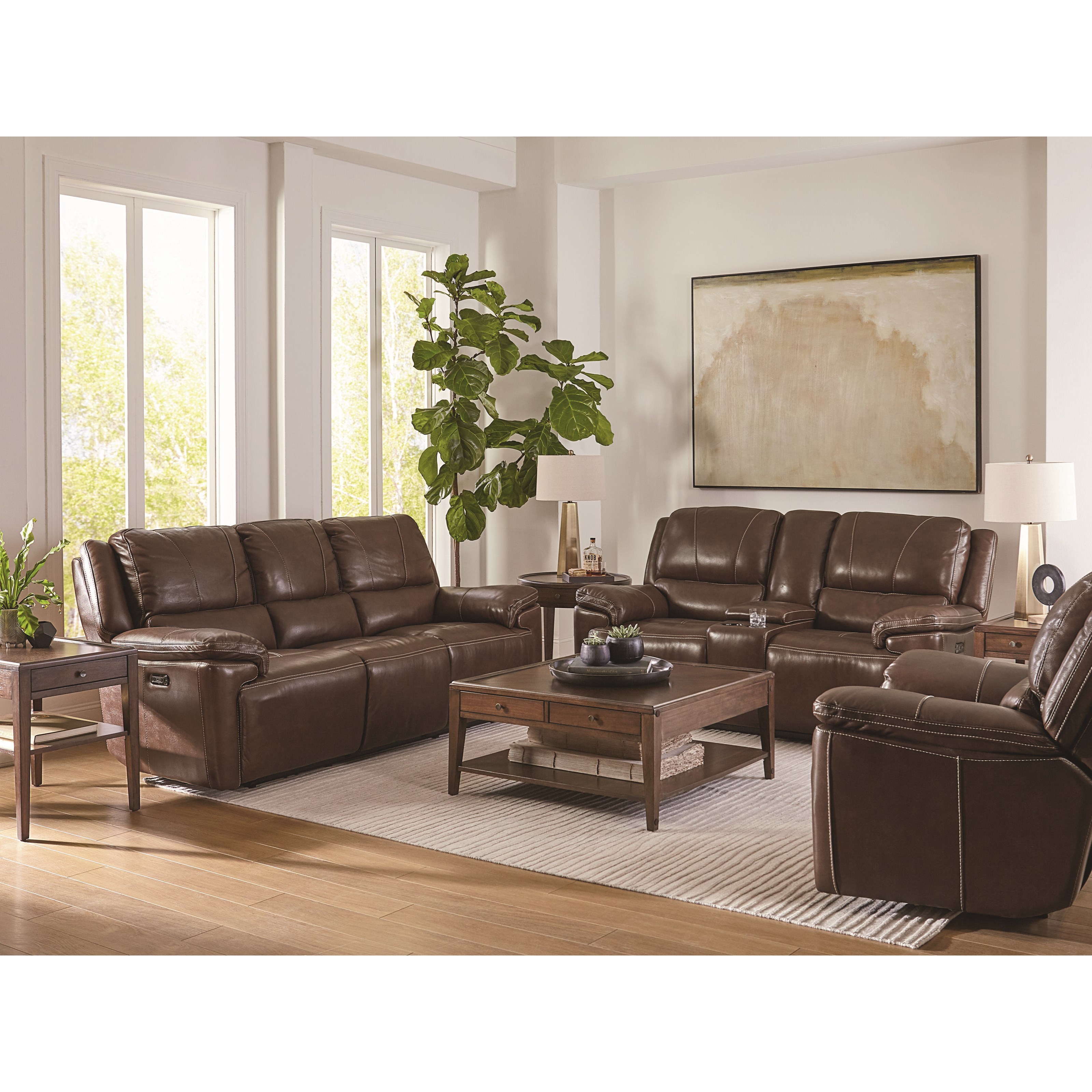 Bassett Club Level Colton Casual Power Reclining Sofa With Adjustable Headrests And Usb Ports Vandrie Home Furnishings Reclining Sofas