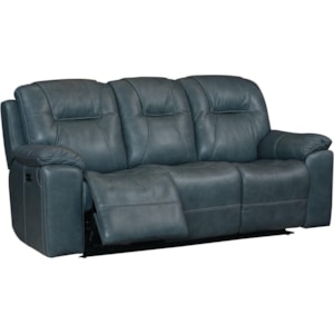 Bassett Club Level Chandler 3739 P62b Power Reclining 3 Seat Sofa