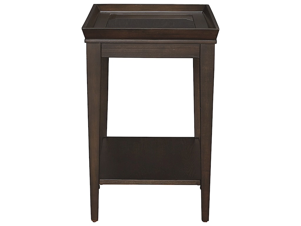 Bassett Commonwealth Chairside Table With Shelf Becker Furniture
