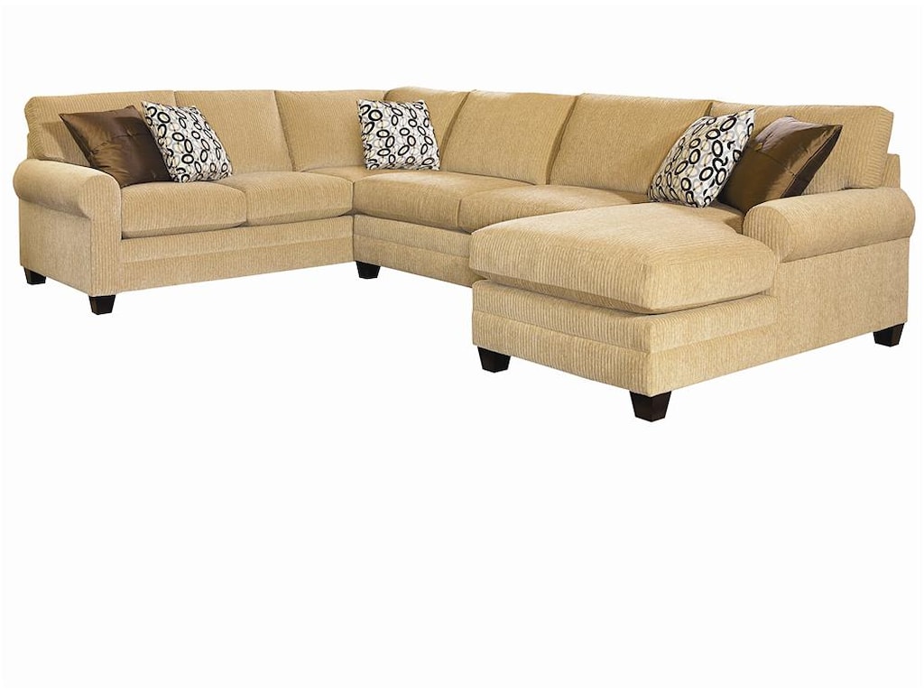 Bassett CU.2U Shaped Stationary Sectional