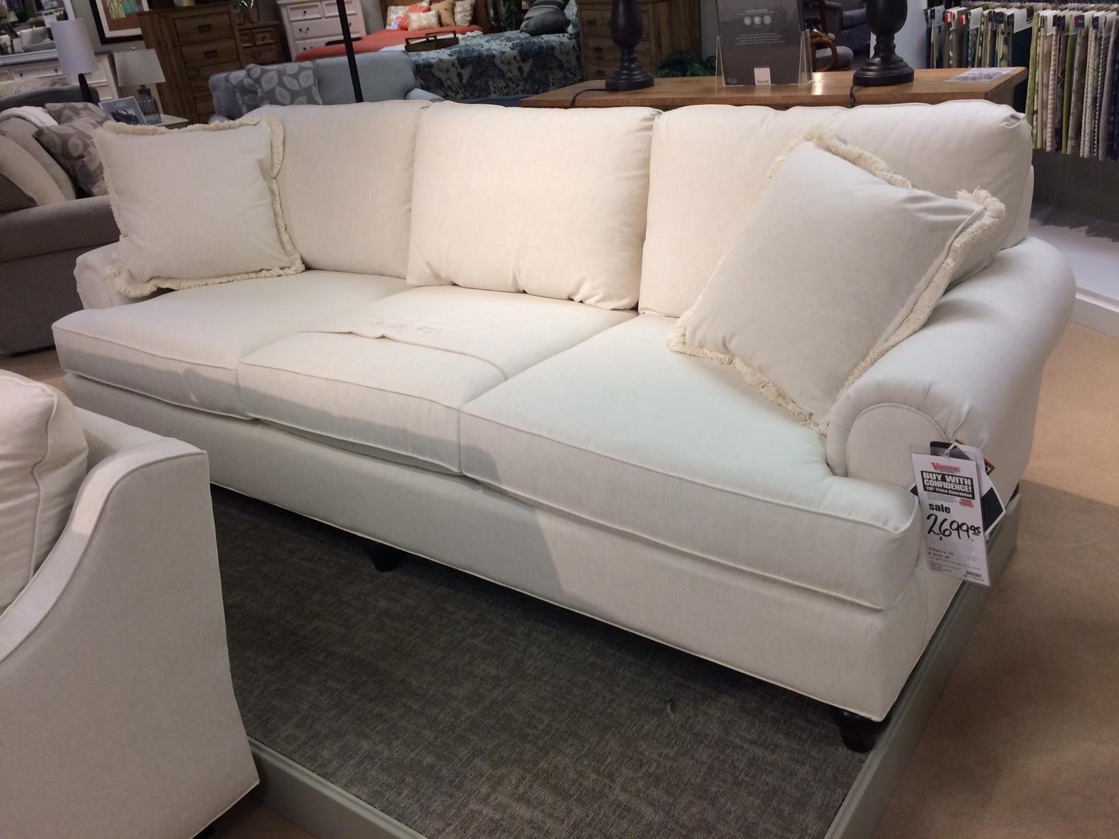 Bassett Custom Upholstery Custom Design 102 Sofa With Panel Arms