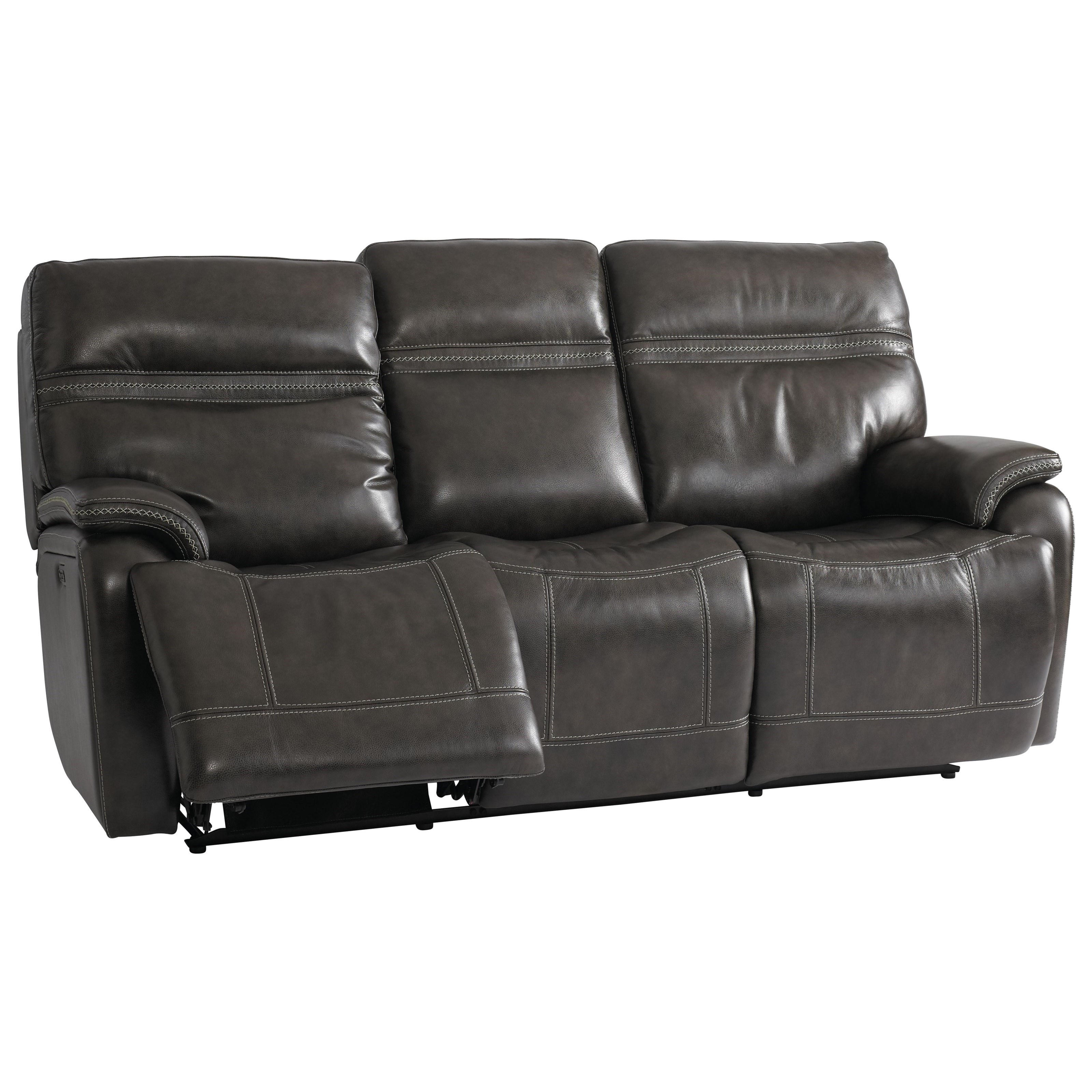 Bassett Club Level Grant Casual Power Reclining Sofa With Power