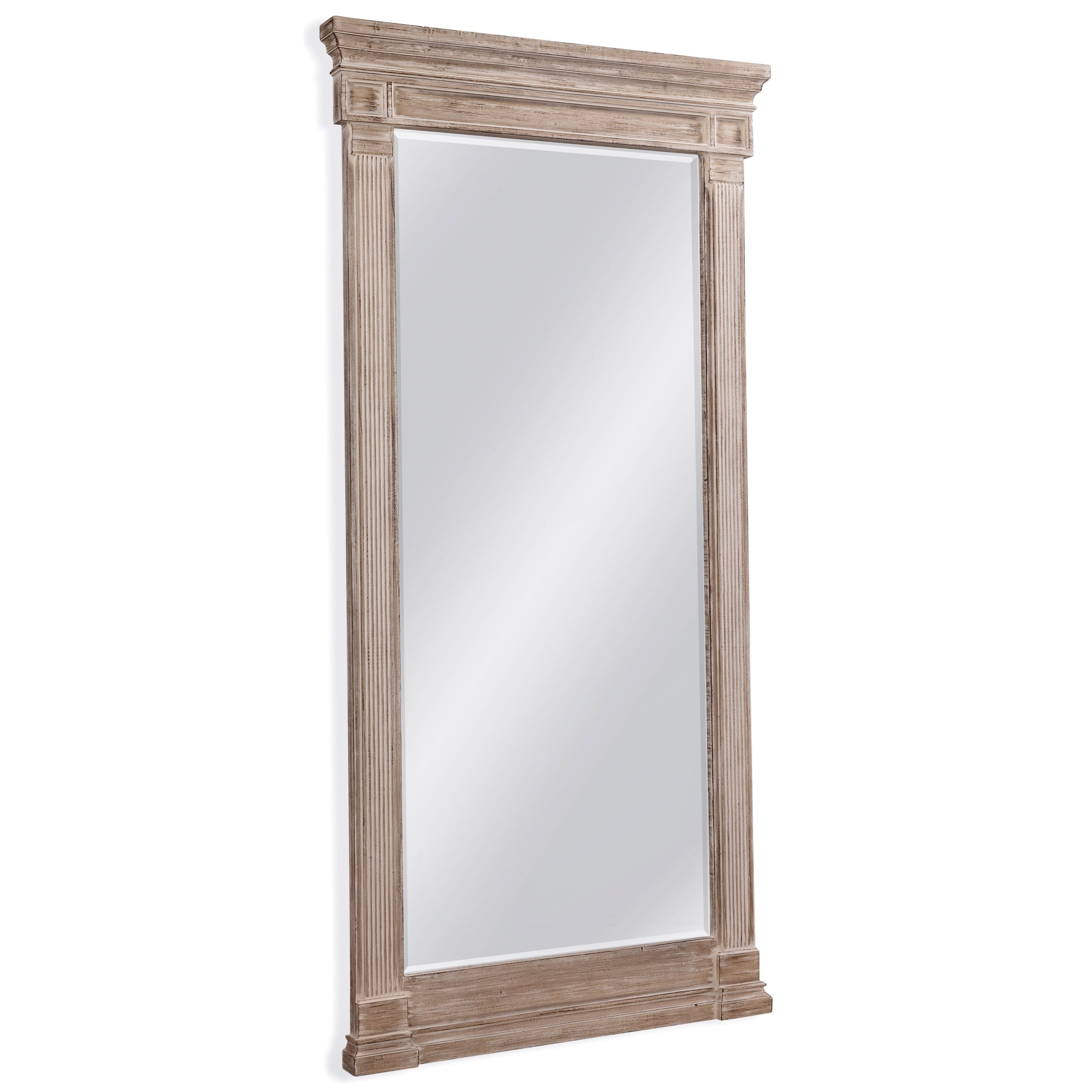 Bassett Ione Traditional Leaner Mirror Wilcox Furniture Floor Mirrors