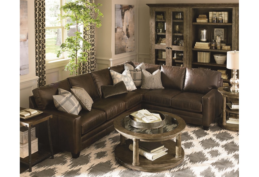 Bassett sectional sofa