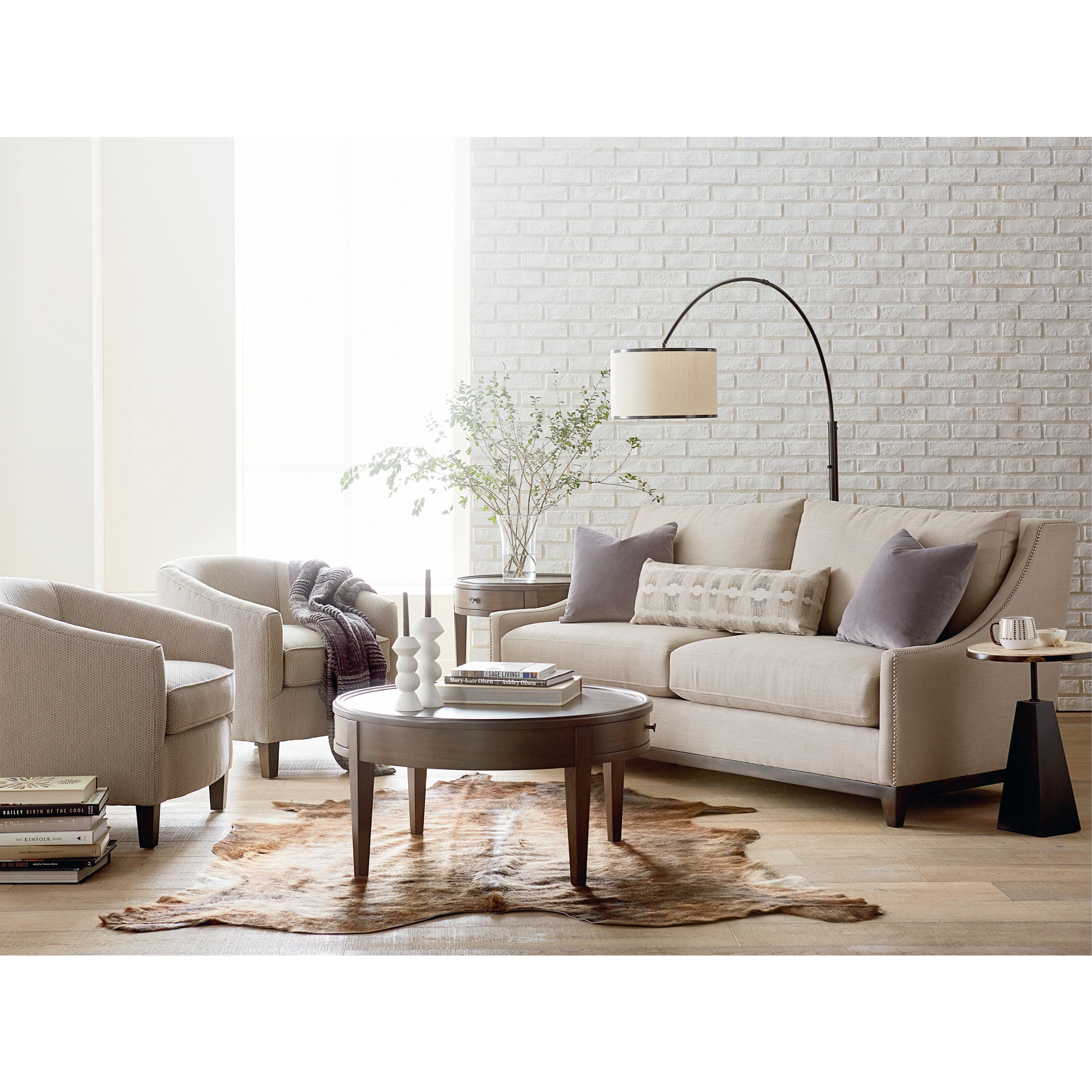 Bassett Maxwell Contemporary Accent Chair Fisher Home