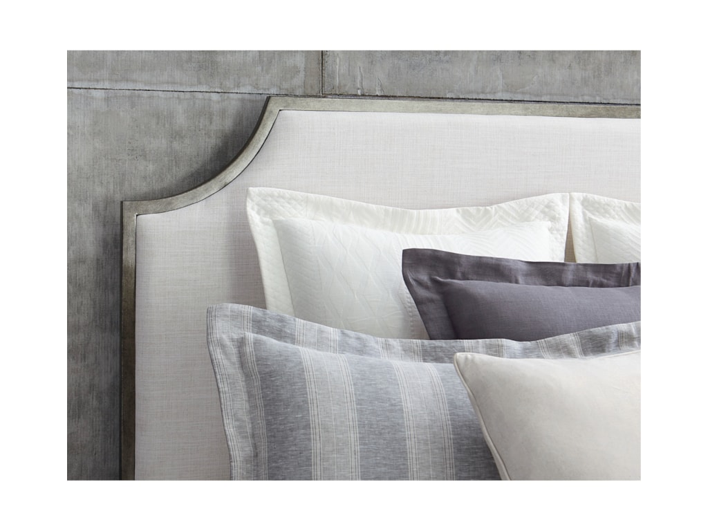 Bassett PalisadesQueen Upholstered Panel Bed