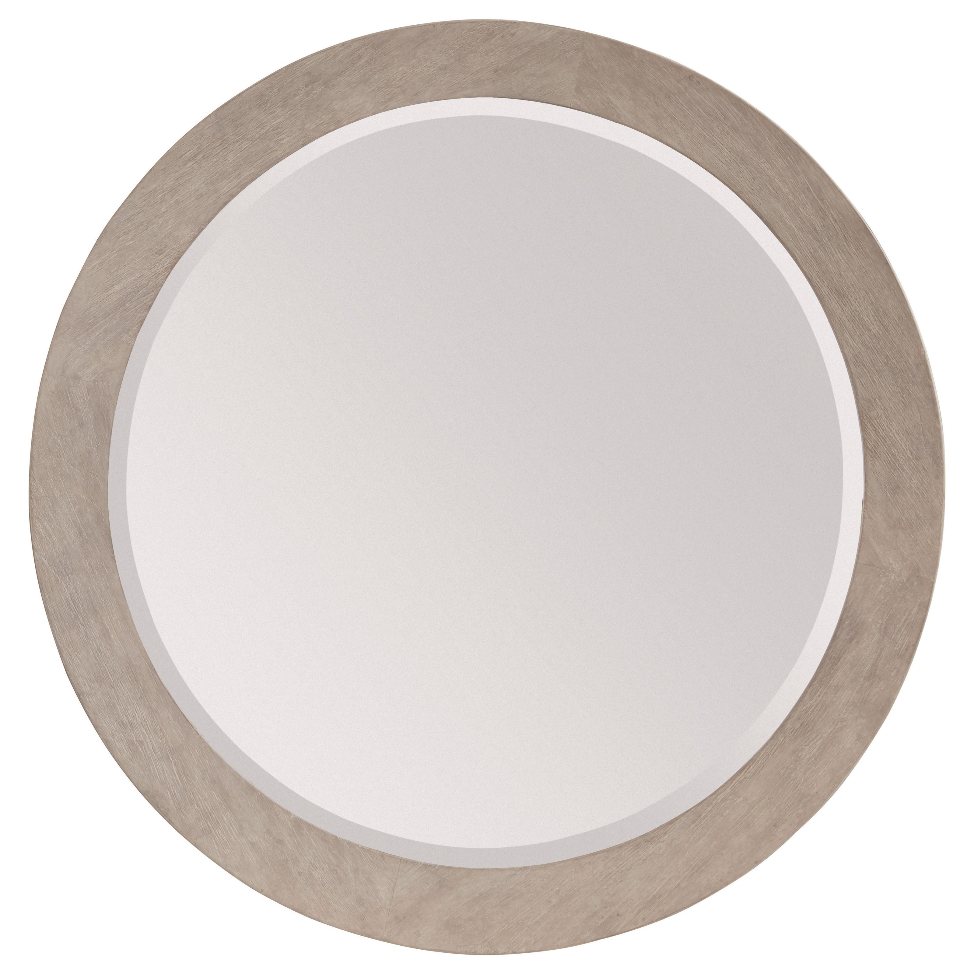Bassett Savoy 2784 0209 Round Beveled Mirror Becker Furniture