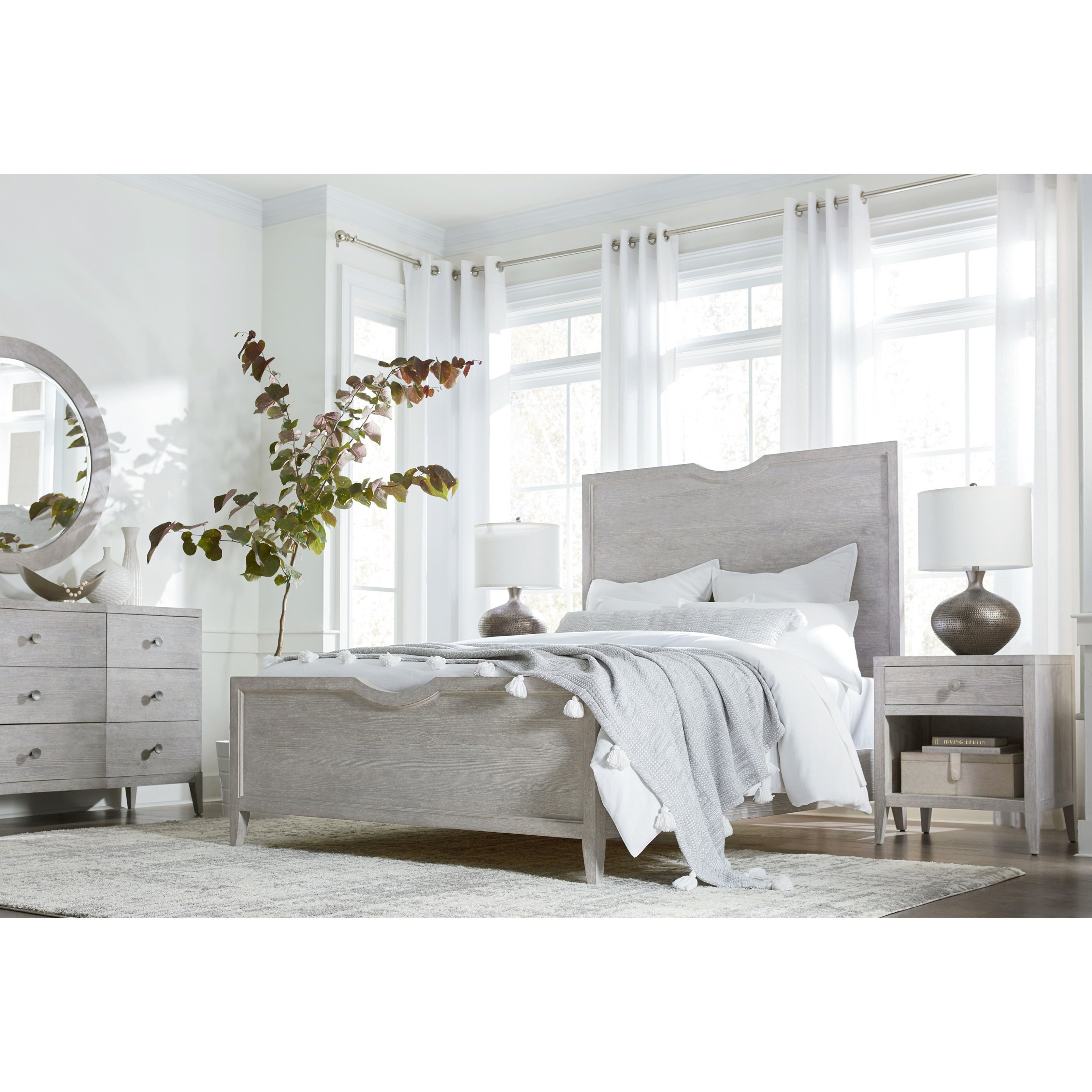 Bassett Savoy Round Beveled Mirror Bassett Of Cool Springs Wall Mirrors