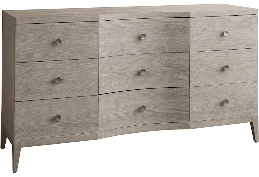 Bassett Savoy Transitional Dresser With Felt And Cedar Drawers