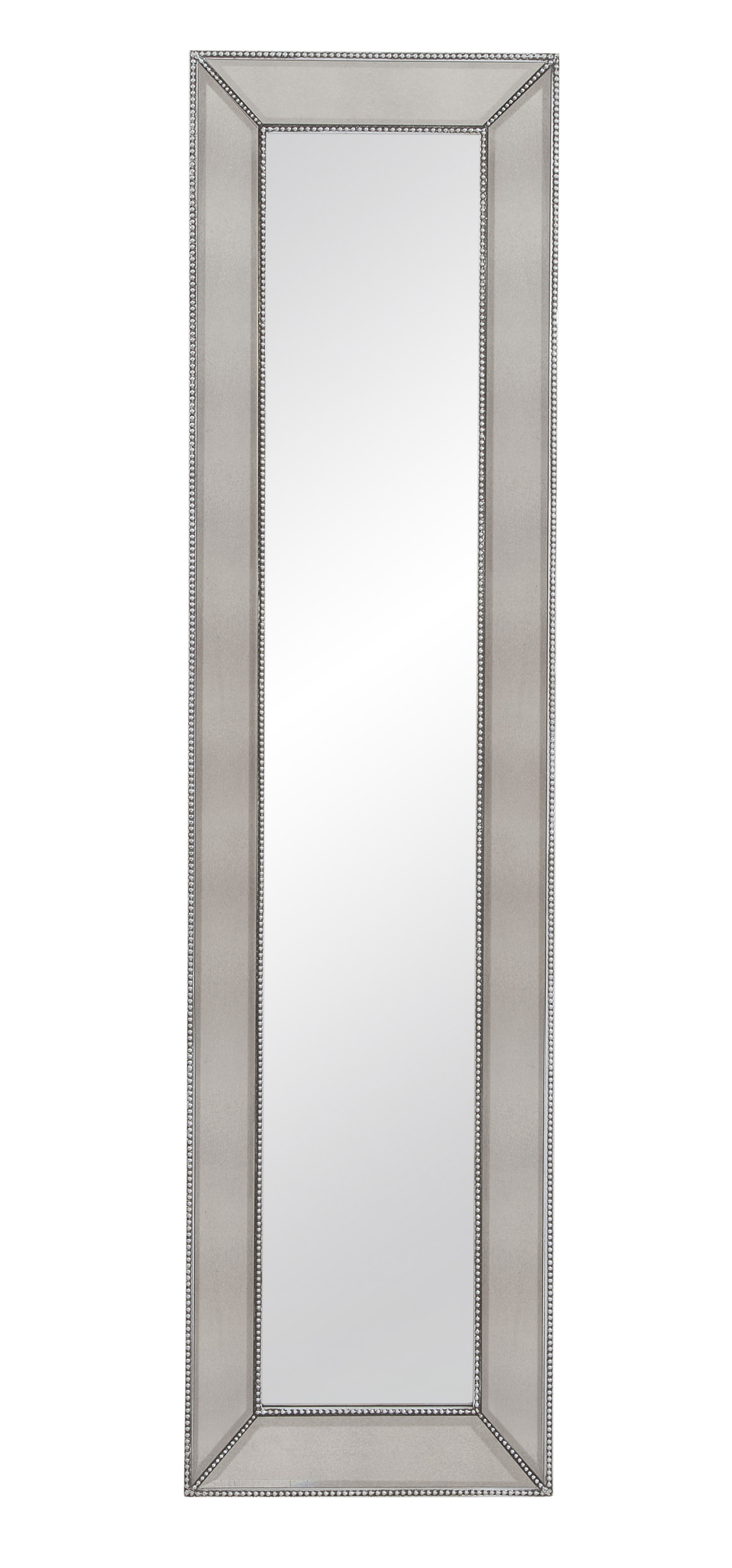 Bassett Mirror Hollywood Glam M3591b Beaded Leaner Mirror Baer S