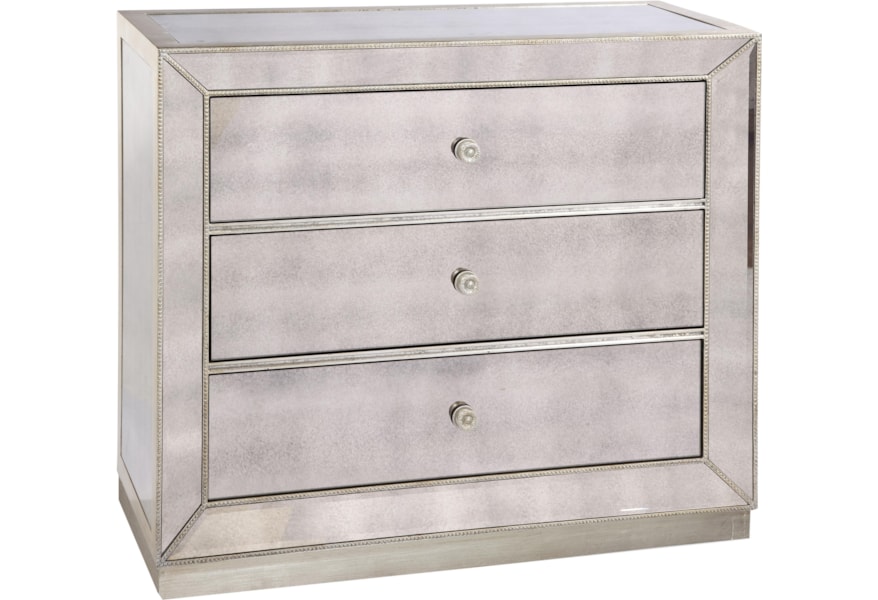 Bassett Mirror Murano T2624 766 Mirrored Drawer Hall Chest