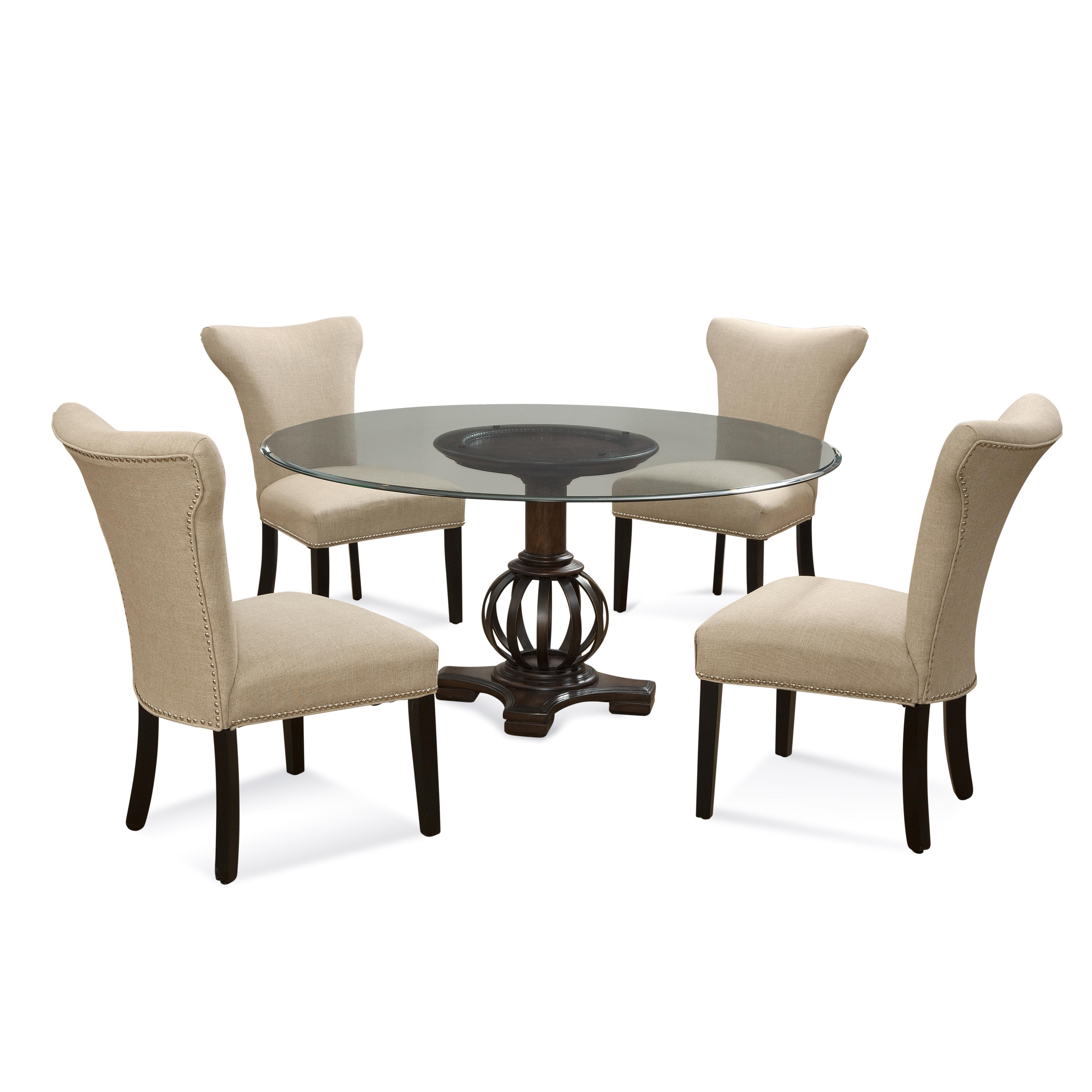 Bassett Mirror Old World D2719 000 Aaa Grenadine Casual Dining Set