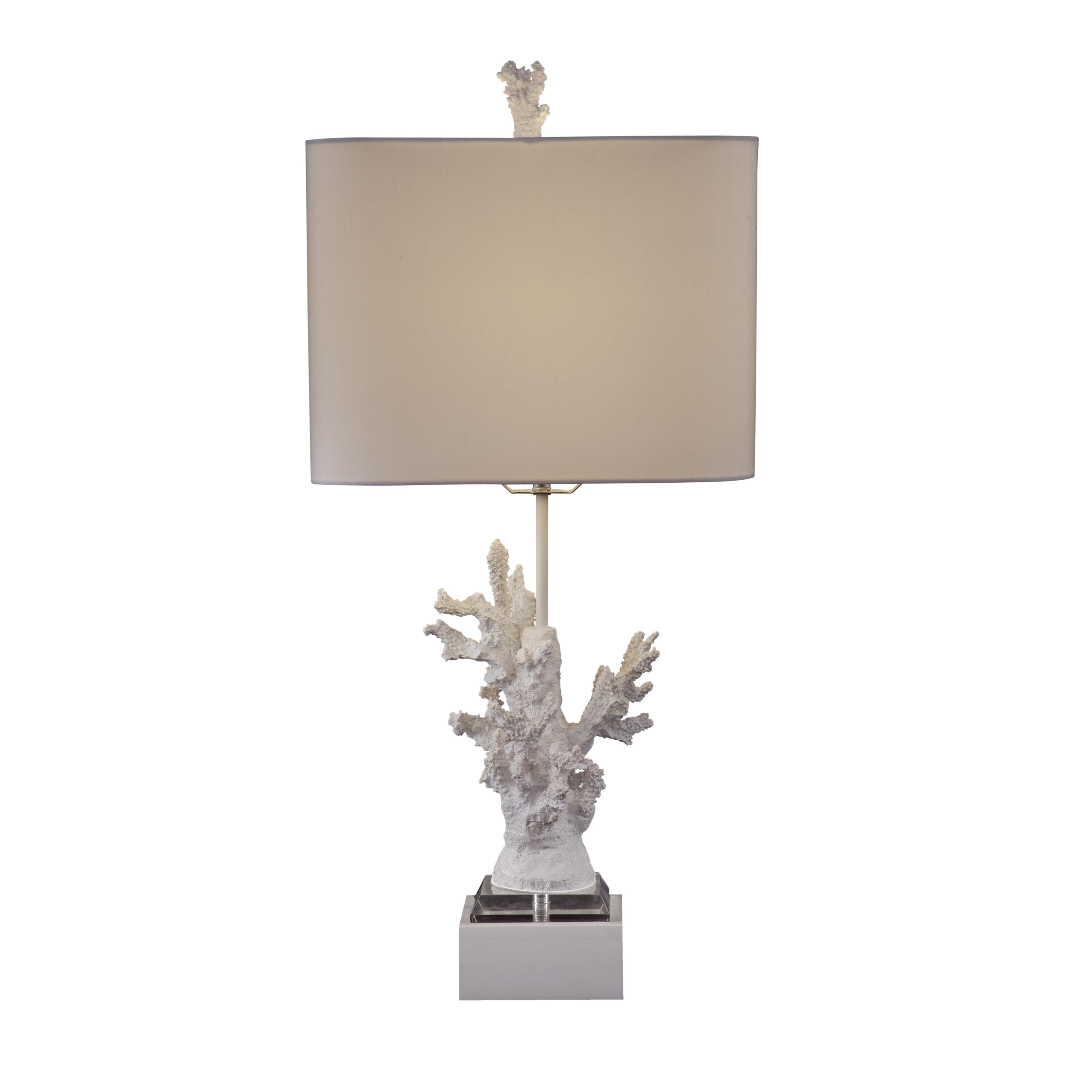 coral bedside lamp